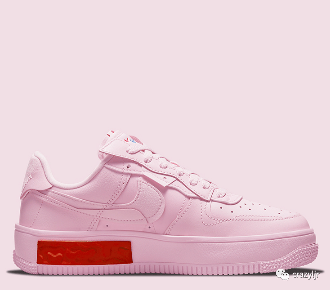 女神 最新爆款鞋：耐克Nike Air Force 1 Fontanka低帮空军一号瑞亚联名款粉色板鞋