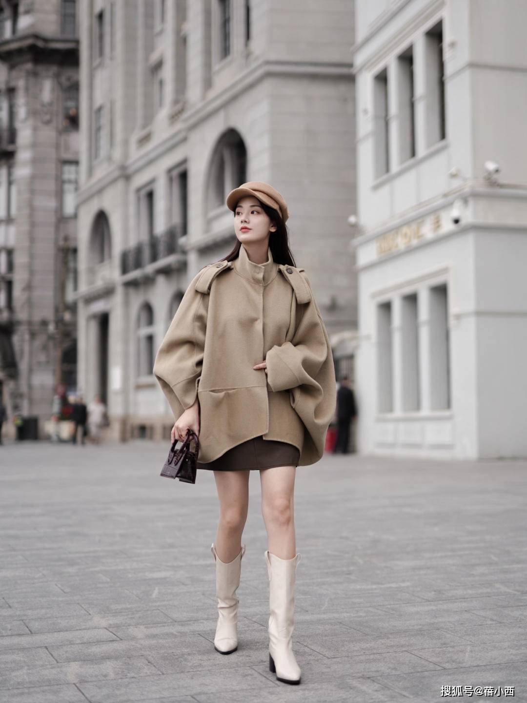 美眉 身高160cm左右的普通人,穿“大衣”要注意细节,才能显高又显瘦