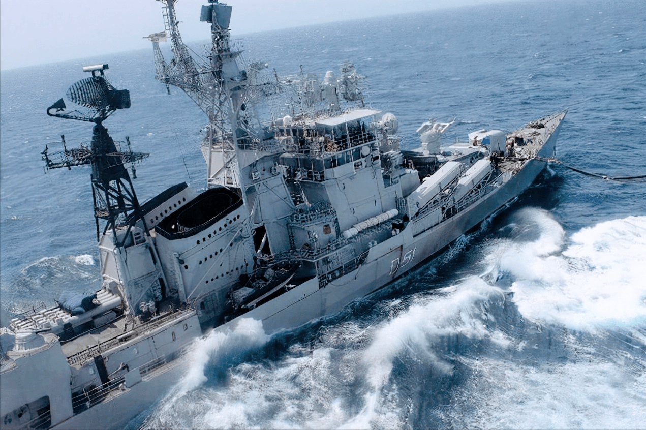 印度首艘p15b维沙卡帕特南级导弹驱逐正式服役,排水量达8000吨_驱逐舰
