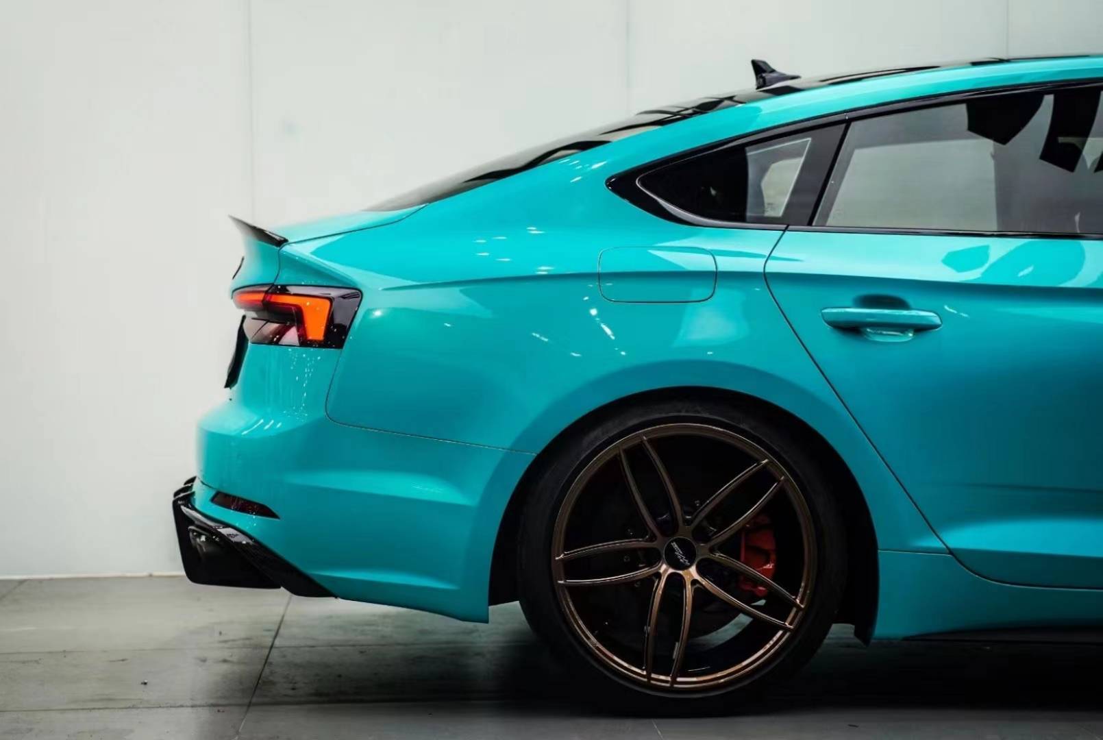 sc改色膜奥迪a5改色pet喀纳斯青