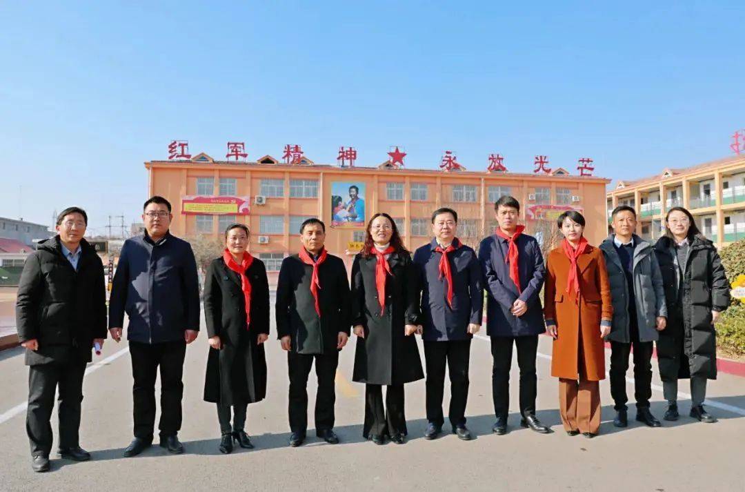 棗莊市嶧城區金寺紅軍小學舉行慶祝建黨100週年全國紅軍小學儀式