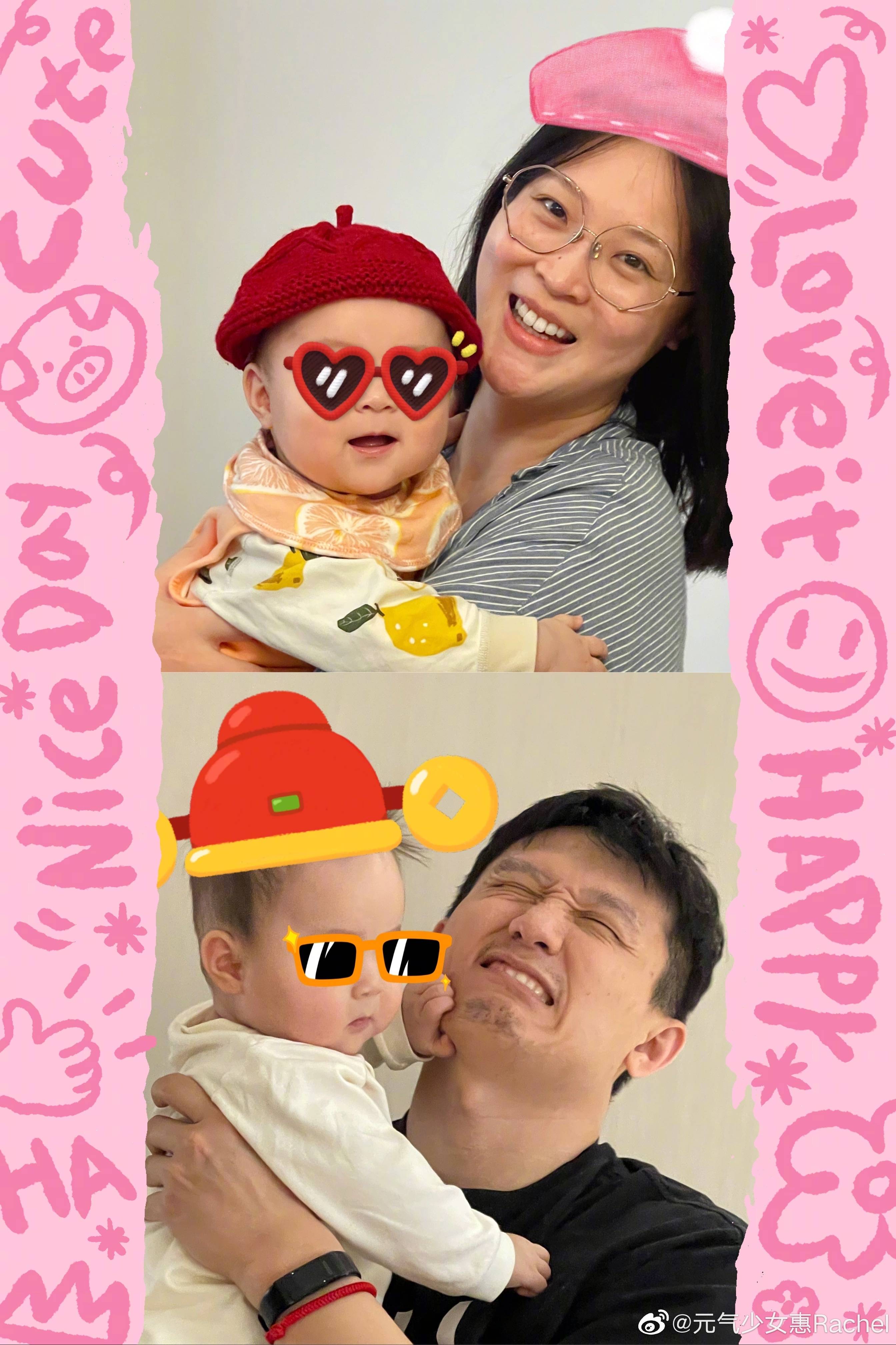 女儿|3口之家！惠若琪和老公，抱女儿拍照！30岁女排前队长，美丽幸福