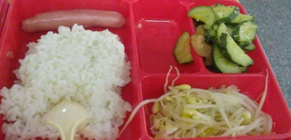 某小学伙食“寒酸”被曝，学生只吃水煮菜，家长质问：钱被谁吃了