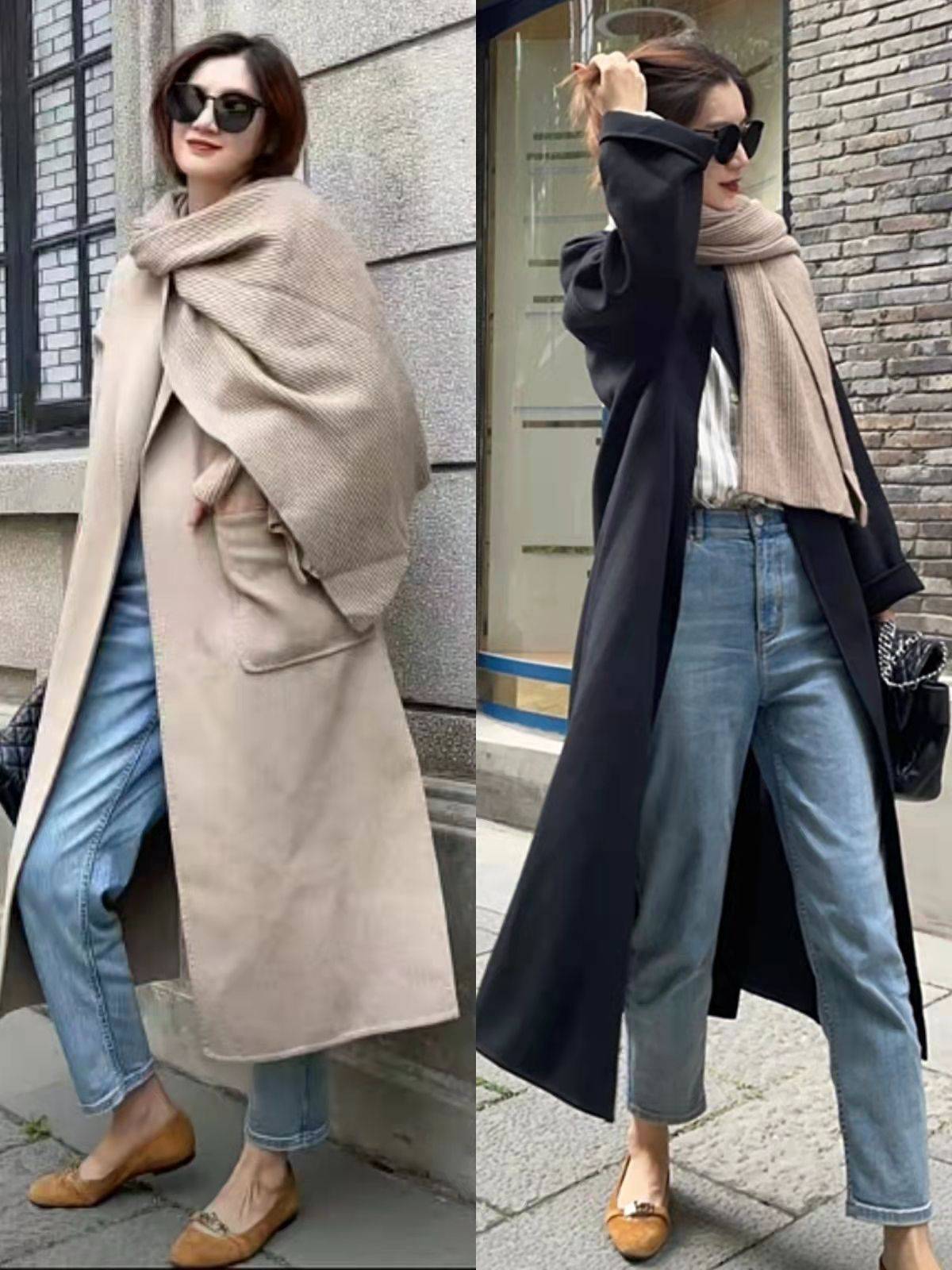 大衣 真正时髦优雅的女人，今年冬季都这么穿，保暖洋气可以直接照搬