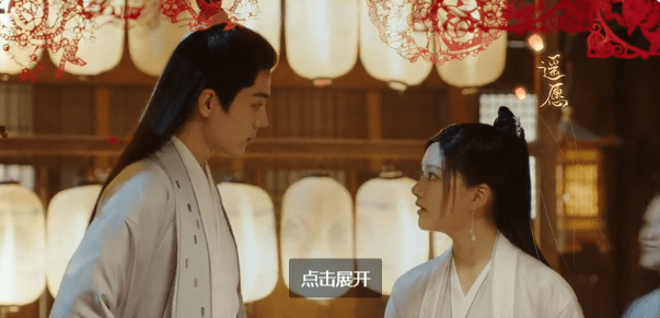 海报|《玉骨遥》发新预告，任敏肖战定情玉骨上线，婚后深情对视甜爆！