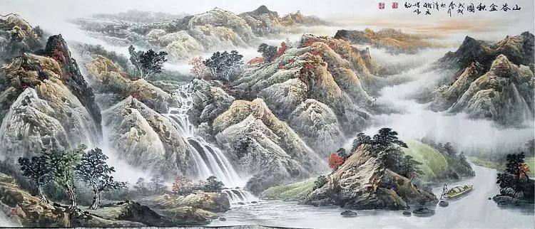 画家卢增伟胸中丘壑当底蕴笔下烟云绘山河