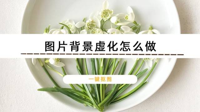 圖片背景虛化怎麼做圖片背景虛化的2種做法