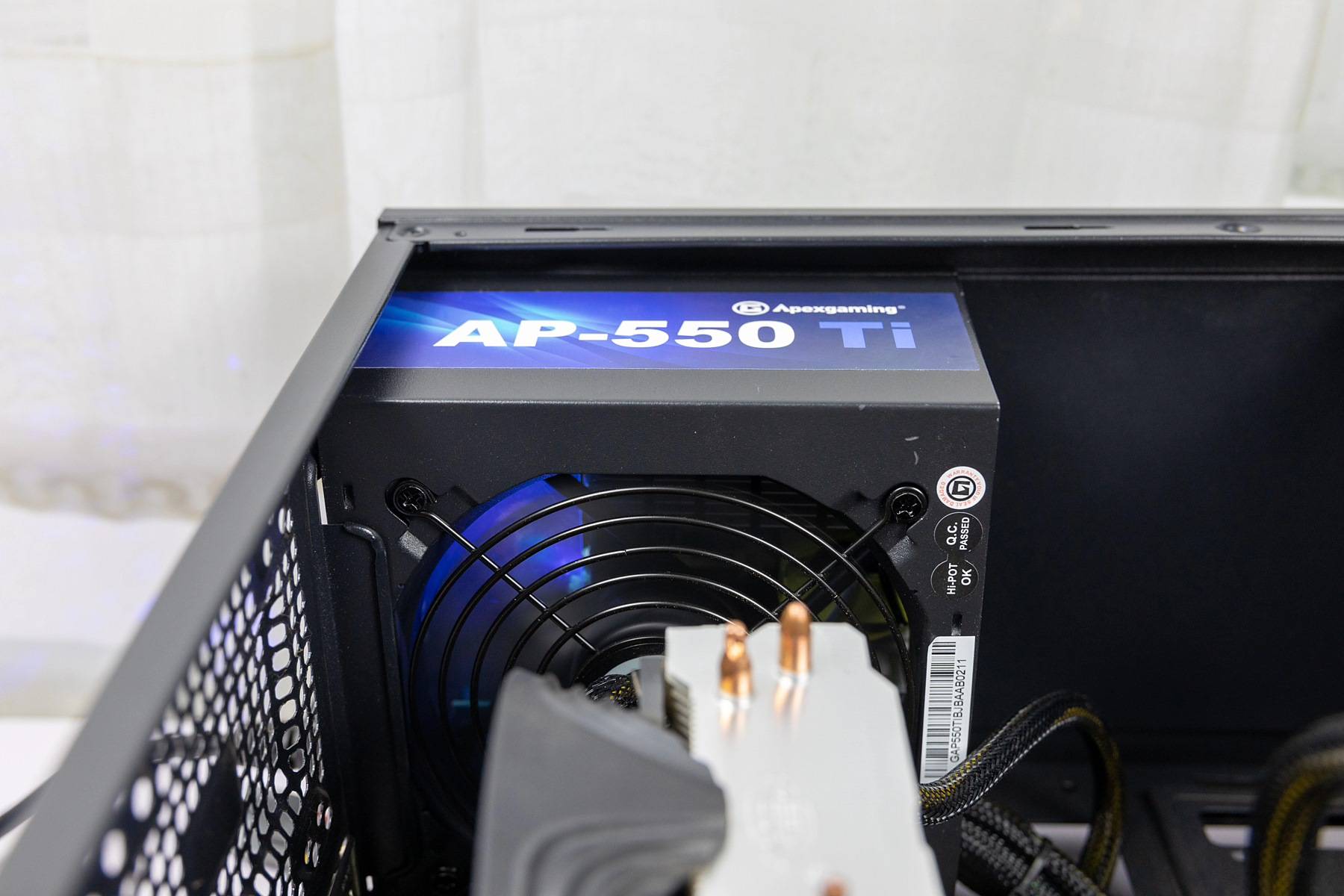 能净化空气的电脑电源,艾湃电竞AP-550Ti纳米光触媒电源评测