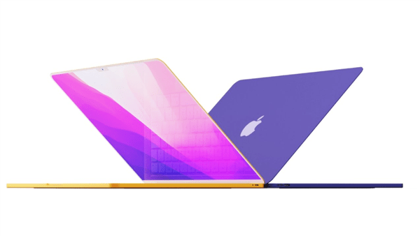 变化|苹果设计神坛崩了！新MacBook Air外形曝光：白色刘海扎眼