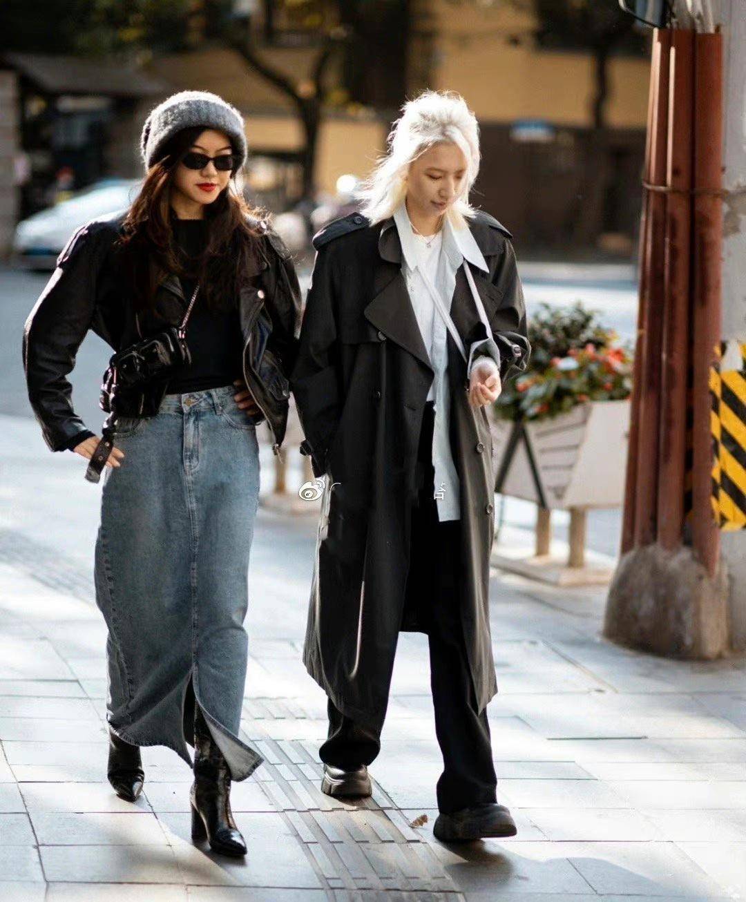 黑色 上海不愧是大都市,连素人女生都长得好漂亮,穿得也很优雅