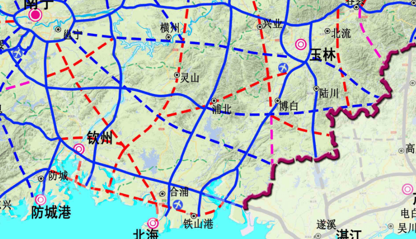 目前,浦北縣已經建成通車的高速公路有貴港至合浦高速和南寧大塘至