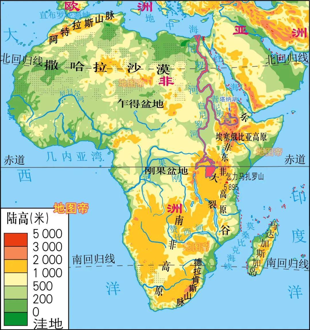 尼罗河三角洲地理位置图片