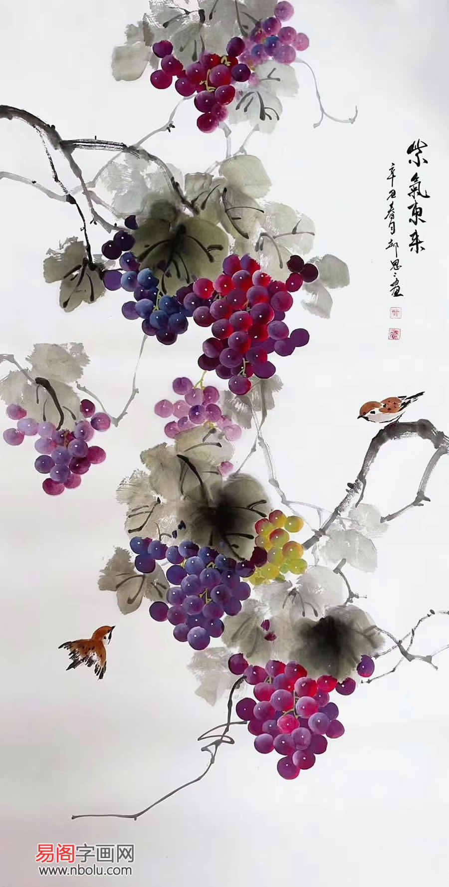 郝思思的写意葡萄一见倾心一眼万年