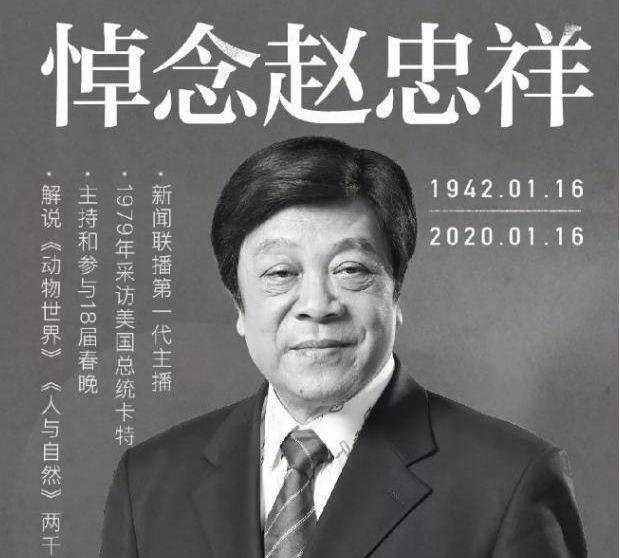 原创去世两年名嘴赵忠祥家人为其立雕像网友们纷纷吐槽不够格