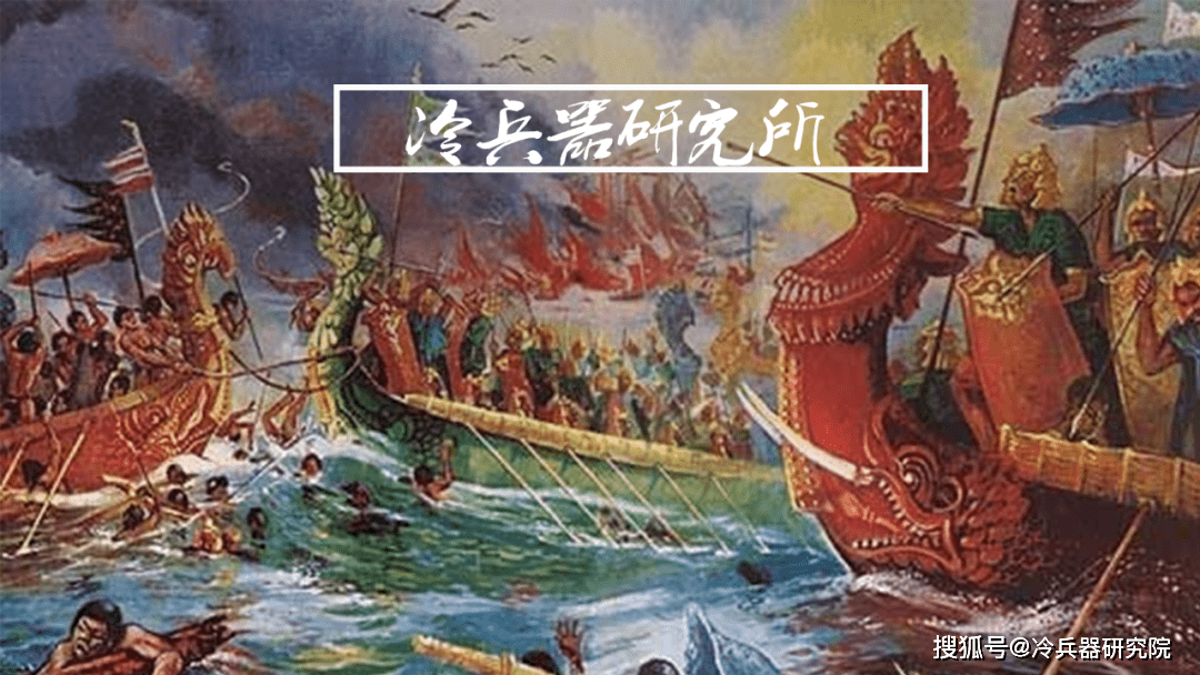 长的像中国的龙舟，柬埔寨高棉帝国的划桨战舰，威力究竟如何？