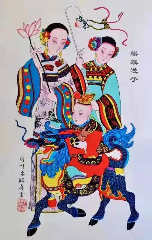 年画|李文锦：吴百锁·李华 木版年画“伉俪痴”