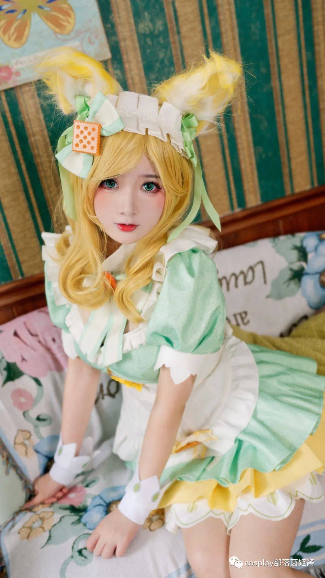 cos:王者荣耀妲己女仆咖啡cos正片@七海抹茶酱