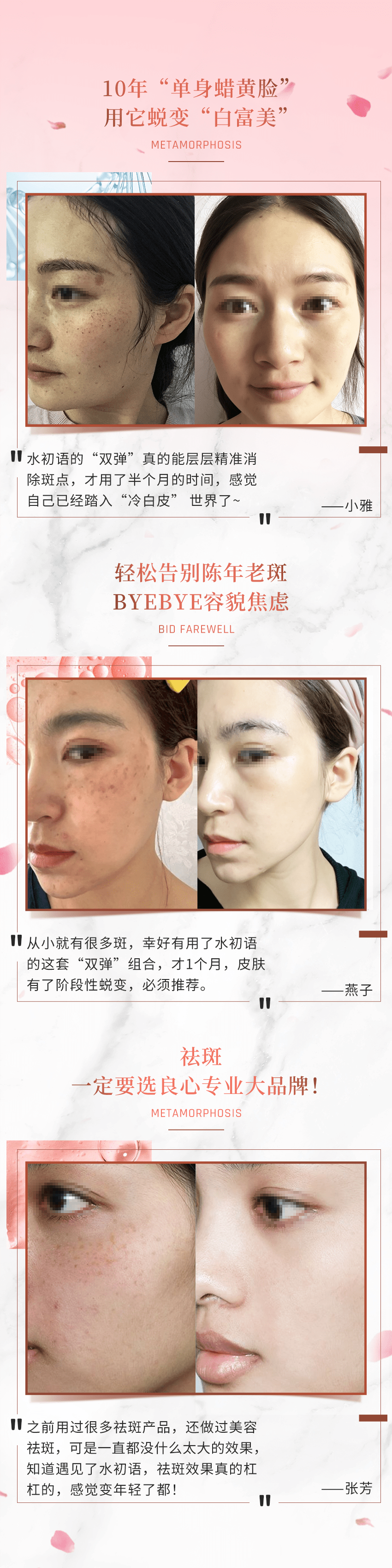 技术水初语新品上新 | 色斑“全灭”、早用早白，中研所联合研发新作！