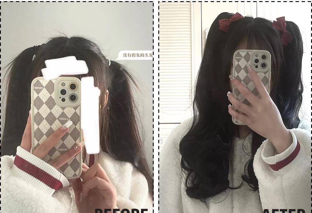 假发超越妹妹和各种女明星、博主们带火的换头效果发饰，都在这里