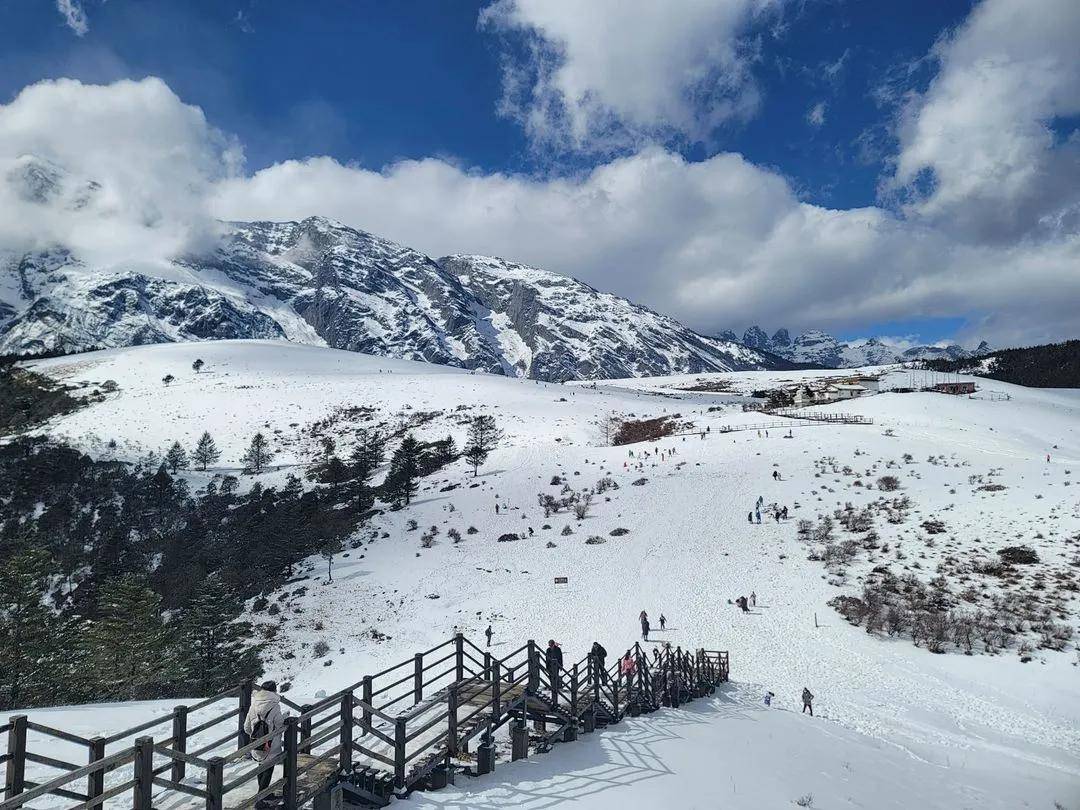 丽江牦牛坪:另一个冰雪大世界_玉龙雪山_景区_冬日