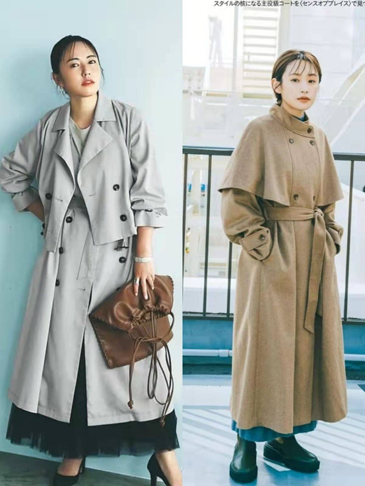 风衣 40+女人可借鉴的四种“过膝裙”搭法,优雅又气质,谁见了都夸美