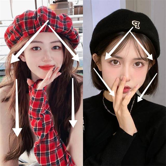 视觉 为什么你一戴“帽子”就土气?2种搭配方案、3种戴法,教你变时髦