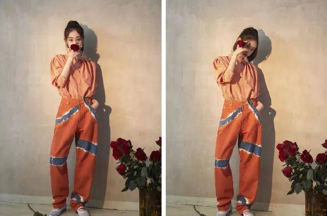 高跟鞋 运动服上衣，配百褶裙和高跟鞋，坐姿妩媚撩人