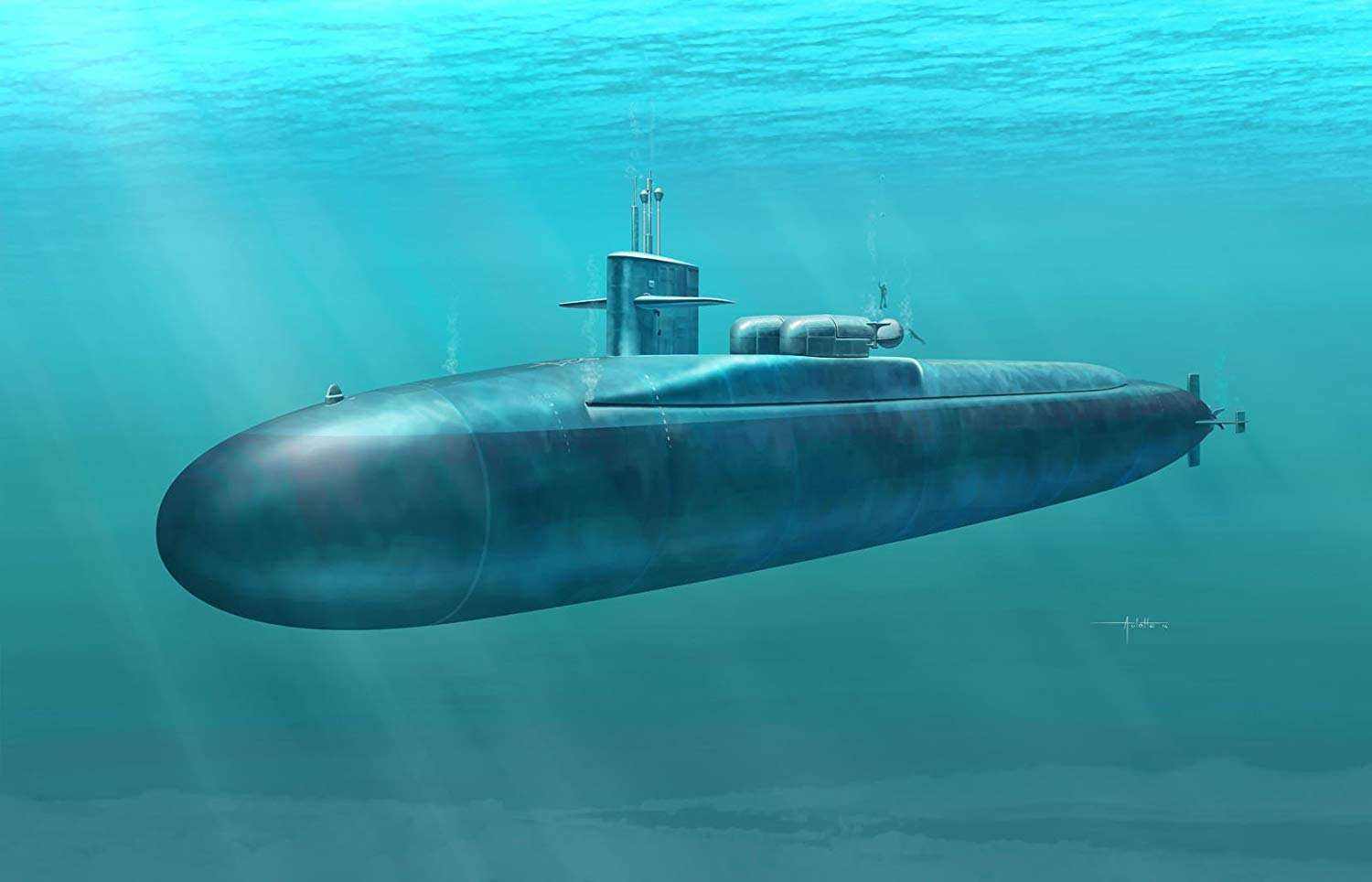 超导量子干涉仪潜艇图片