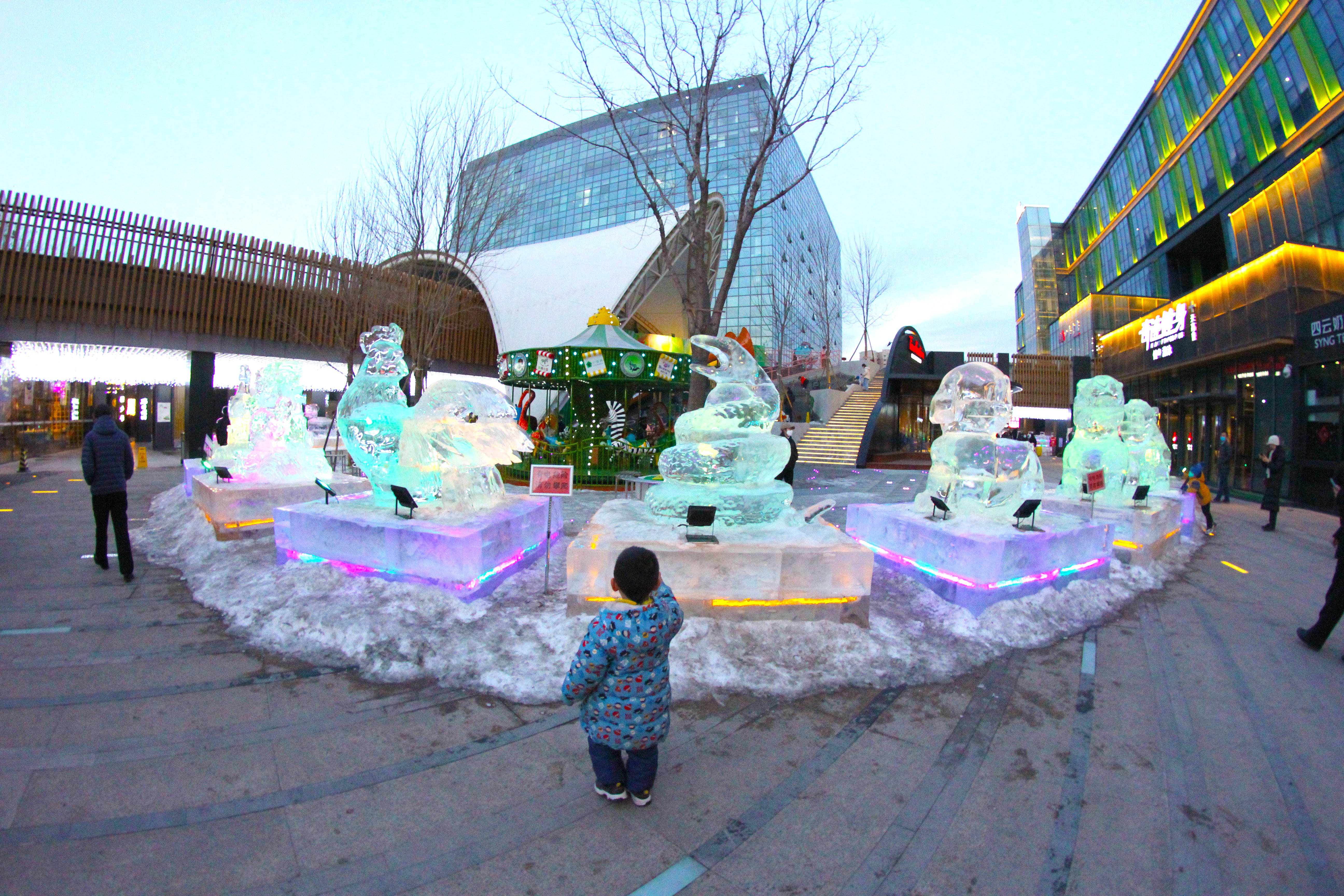 吉林市冰灯迷宫图片