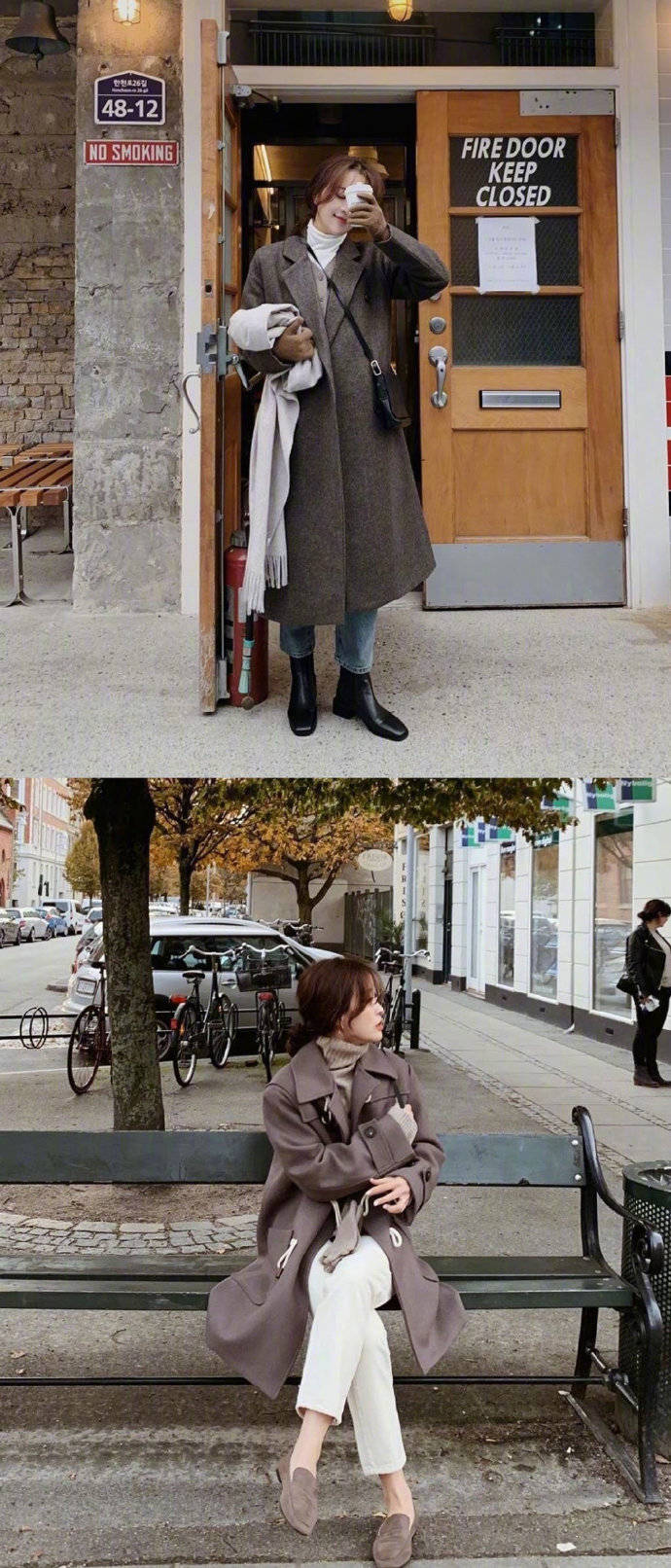 韩系 冬季毛呢大衣怎么穿出质感？亚洲女生最适合的韩系穿搭，快学起来