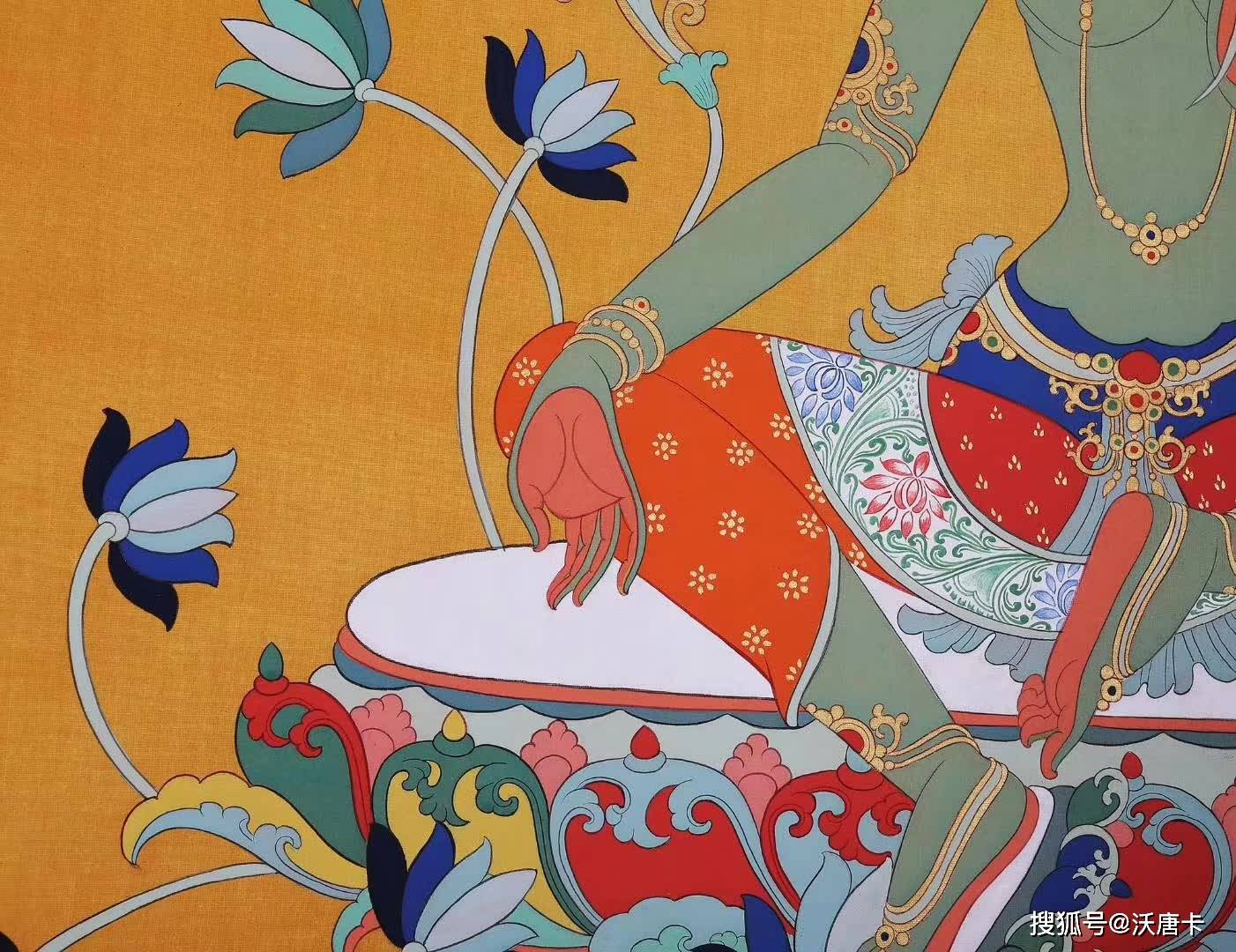 级的著名画家,特别是法王与转世活佛兼艺术大师的人物在这一门派中不