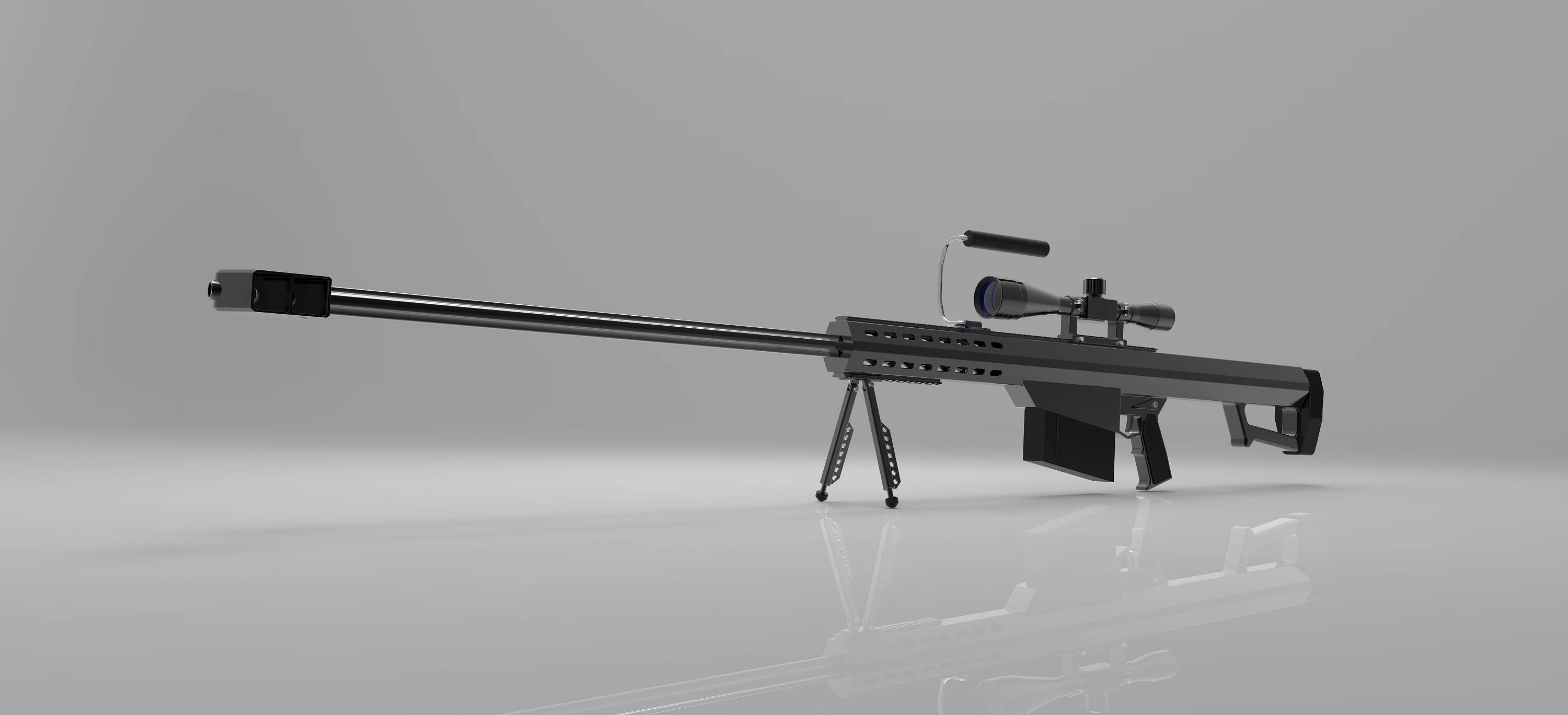 狙击步枪之王:巴雷特m82a1被世界多个国特种部队使用!