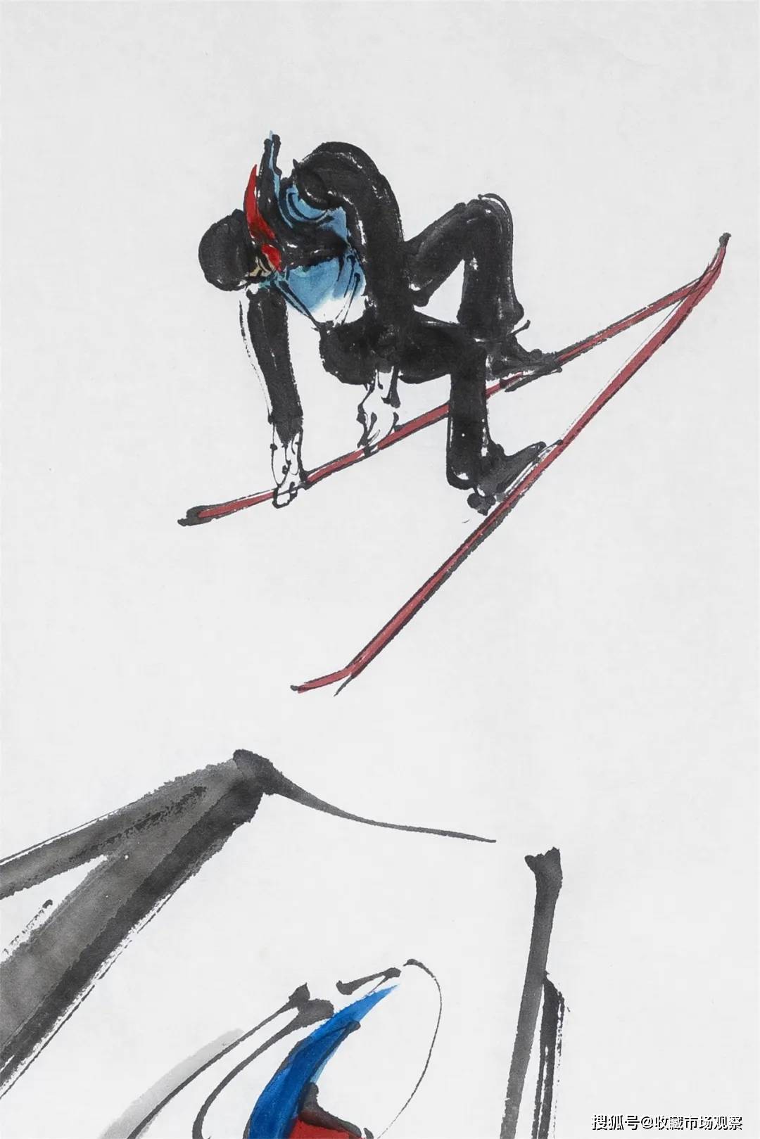 画家范扬说为北京冬奥会喝彩为奥运喝彩