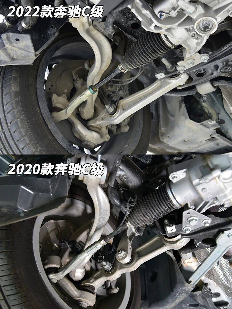 看看这辆新款奔驰c级的底盘与老款有何区别