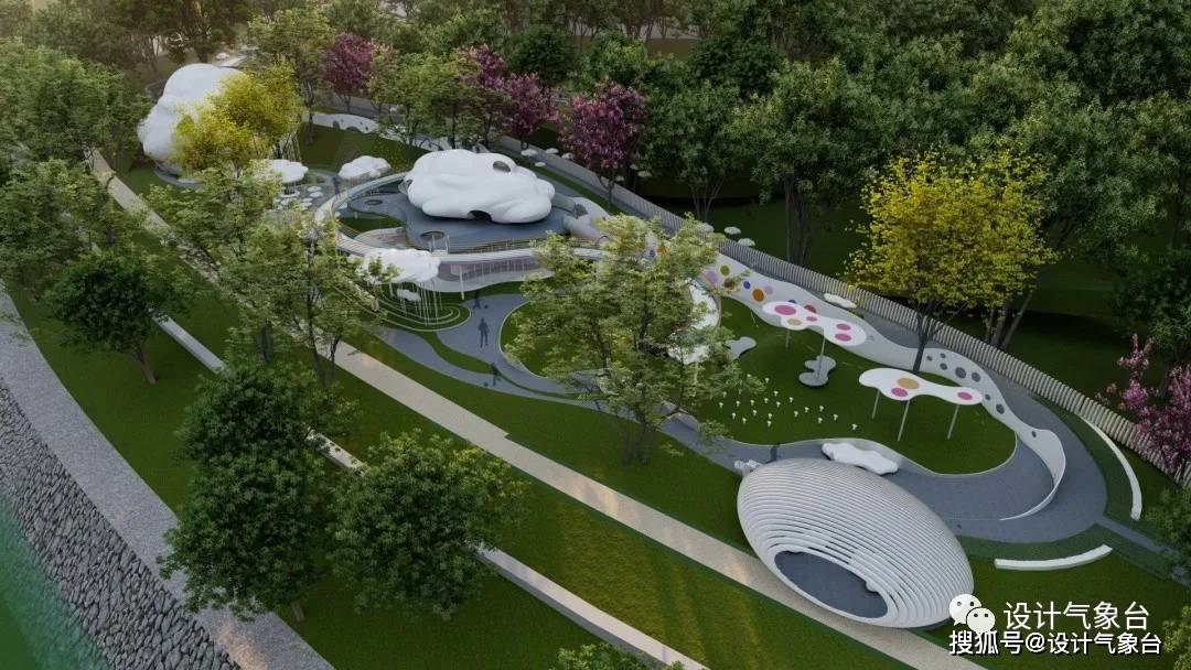 物su模型现代公园异形座椅su模型公园必备互动景墙su模型在公众号设计