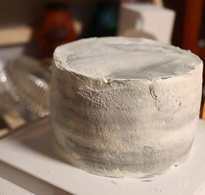 食谱|#奈特兰芝士粉挑战赛#晕染蛋糕，月球表面