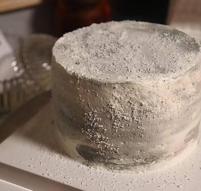 食谱|#奈特兰芝士粉挑战赛#晕染蛋糕，月球表面