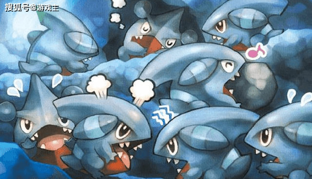 神奇宝贝圆陆鲨进化图片
