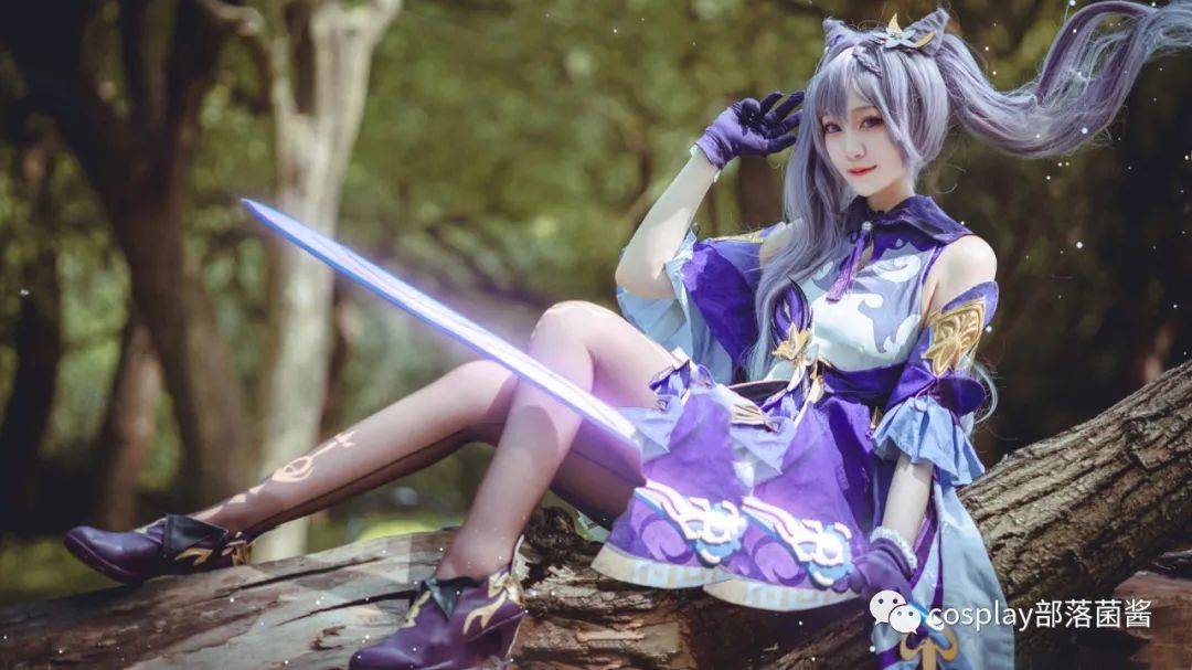 cos原神刻晴cos正片halo酱