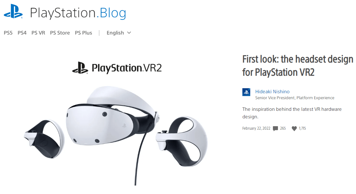 索尼官宣第二代vr头显psvr2 有哪些值得关注的点 内容 产品 用户 索尼官宣第二代vr头显psvr2 有哪些值得关注的点 内容 产品 用户