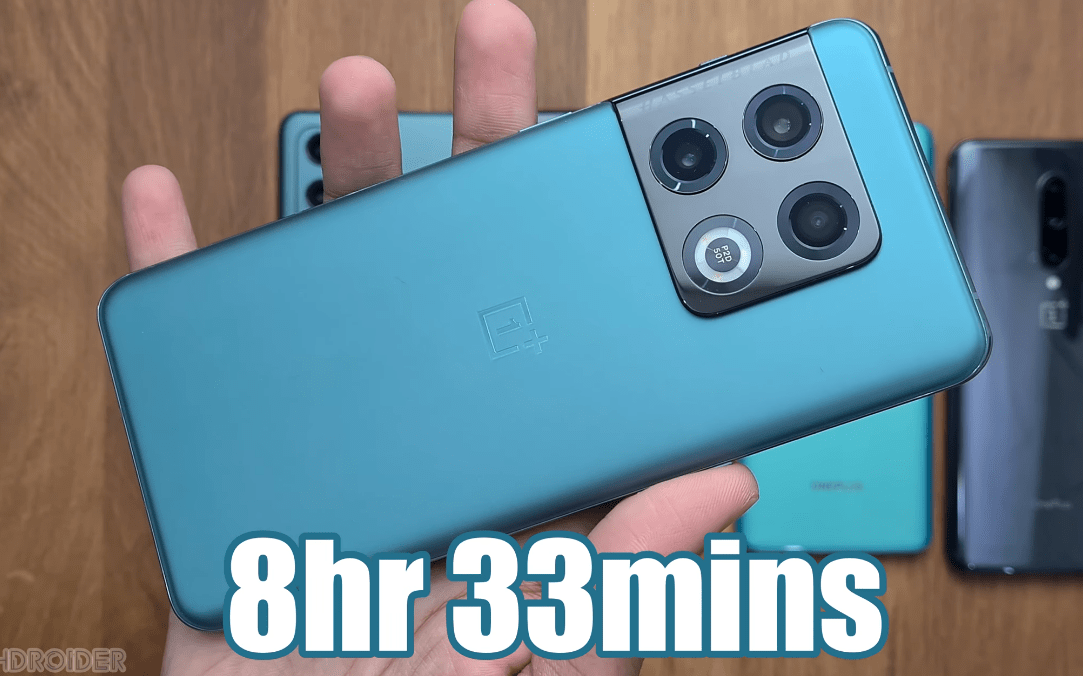 五代一加手机续航测试，一加10Pro表现最好，但彼此差距并不大