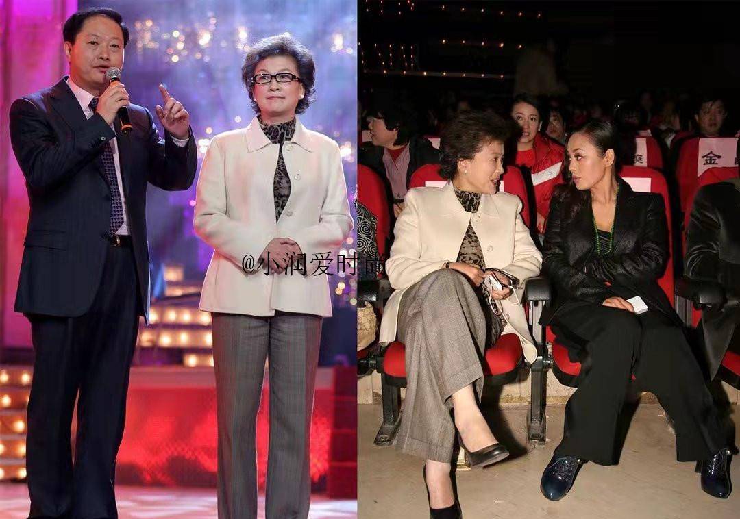 西装 71岁宋春丽的穿搭才是妈妈辈该有的打扮,不显老不扮嫩,优雅体面