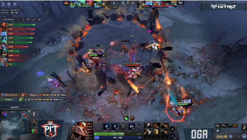 原创dota2xg横扫magma斩获冠军银河战舰正式起航辅助双子星nb