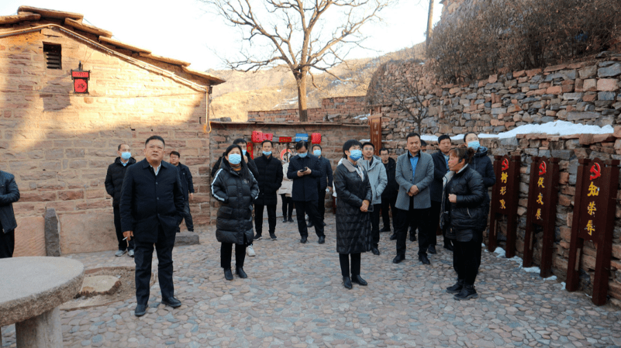 馆陶县副县长宋理达一行到信都区实地考察农村宅基地改革工作