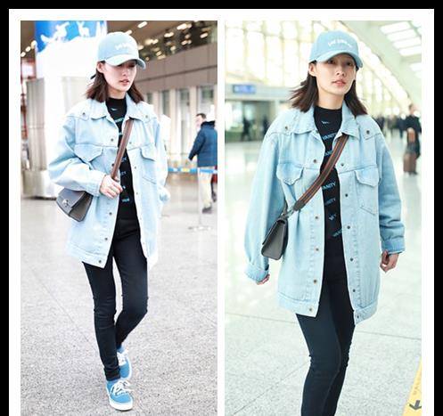 服装 李沁越看越美，穿的裤子是普通的紧身款式，却能显得霸气还高级