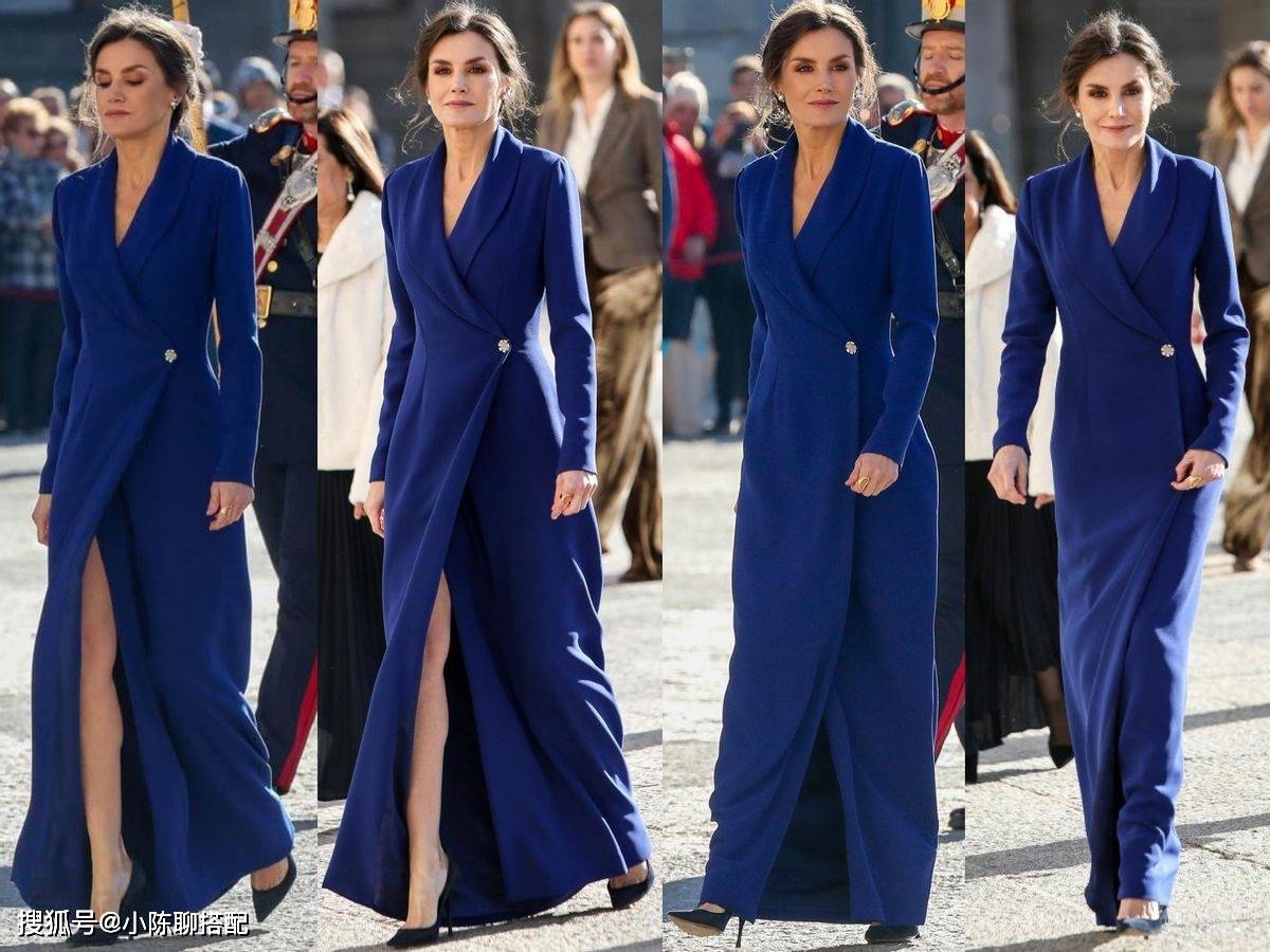 色调 最优雅的女人都在穿“外套裙”，西班牙王后和凯特王妃也爱了