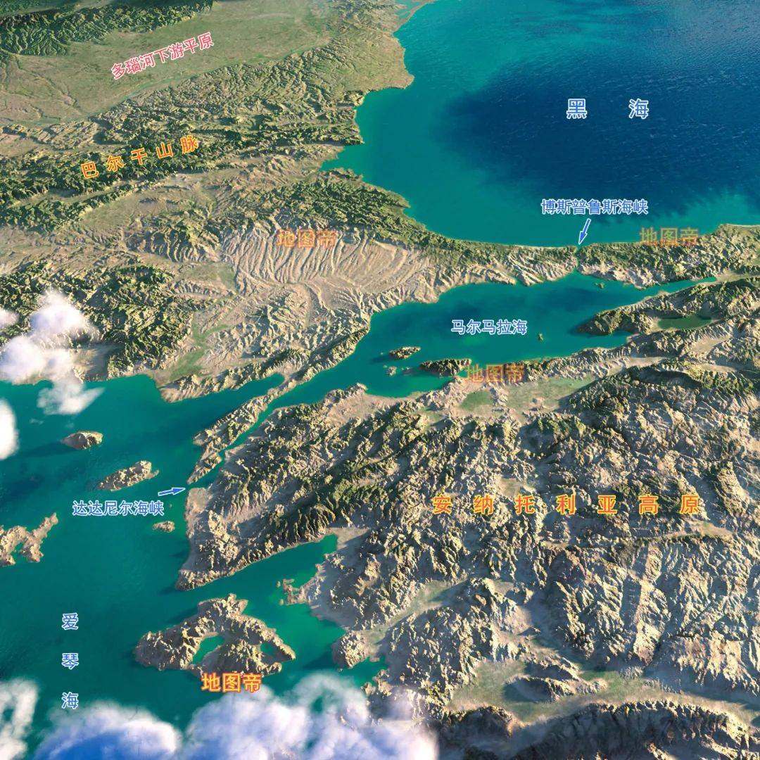 达达尼尔海峡位置图片