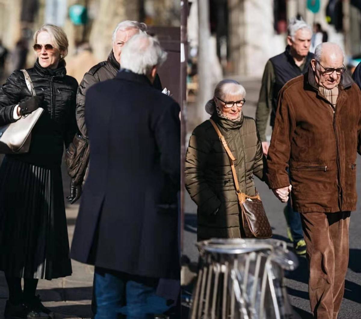 色彩 路人视角中的“巴黎奶奶”,打扮真实自然不做作,个个从头美到脚