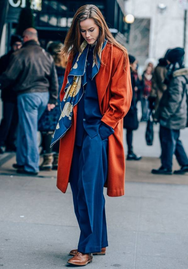 宽度 腿粗穿阔腿裤好看吗 夏季腿粗穿什么裤子街拍