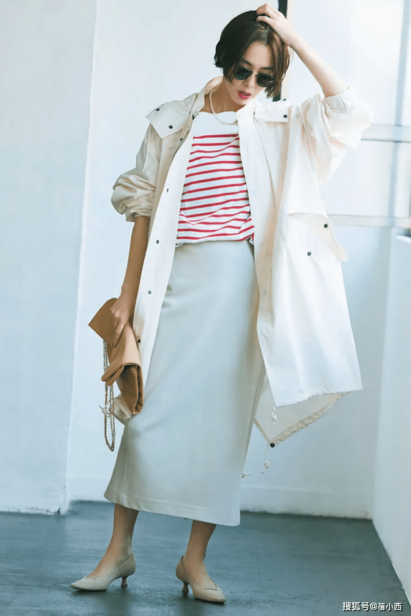 莫属 春天最火的“上衣”,可搭遍四季的穿搭造型,非“条纹衫”莫属